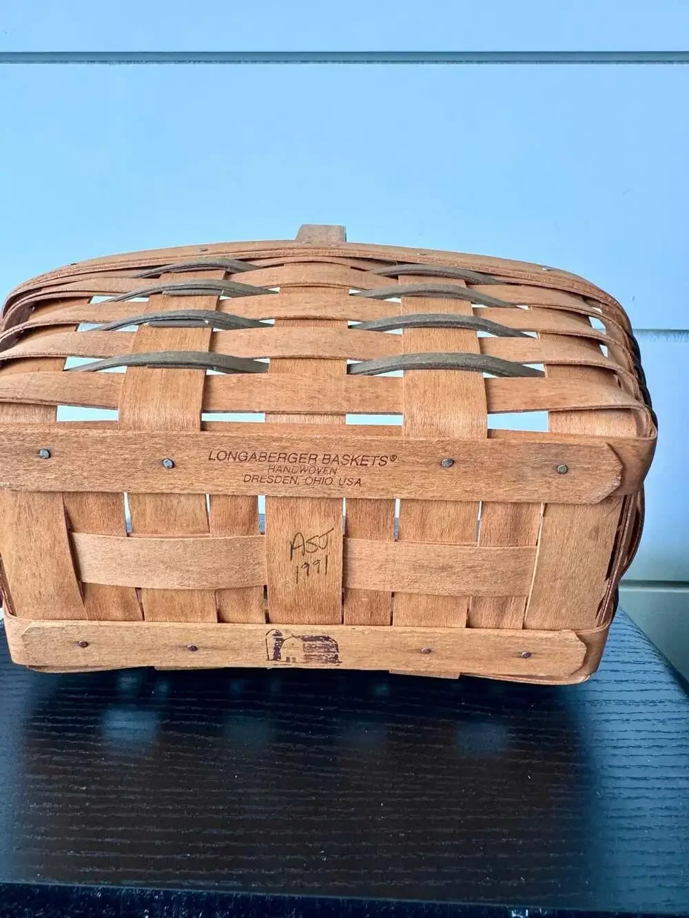 Longaberger handwoven rectangular